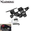 Universal Motorcycle License Plate Bracket Adjustable Fender Eliminator LED Light For Yamaha MT07 MT10 For Kawasaki Harley Honda