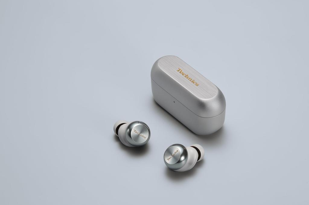 Technics EAH-AZ100-S Wireless Earphones, Silver, Noise Cancelling, 3-Phone Multipoint Connectivity, High-Resolution Audio Playback