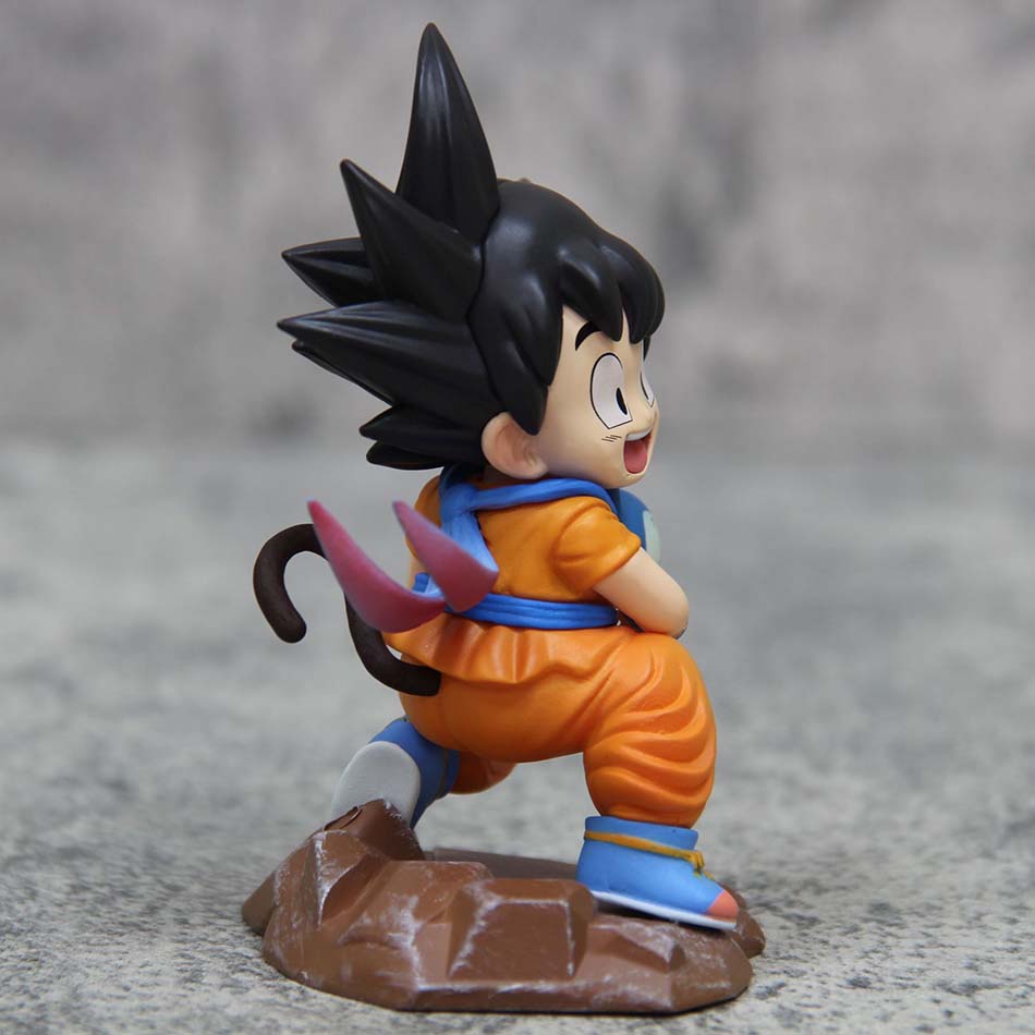 Топ 14 см Кукла Dragon Ball Фигурки Ребенка Гоку Гоку Обнимает Пура Ямча Аниме Модель ПВХ Коллекция Настольное Украшение Статуя Игрушка Подарок