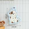 Милое полотенце из кораллового флиса, мягкое, приятное для кожи, впитывающее, с рисунком собаки, для рук, двойного назначения для кухни и ванной, маленькое полотенце