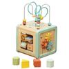 Tooky Toy [5-in-1 Activity Cube] Educational Wooden Toy for Babies Ages 1, 2, and 3