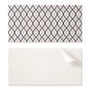 Decorative Self-Adhesive Vinyl Wall Tiles Wavy Lines Pattern 10x40x20 Cm