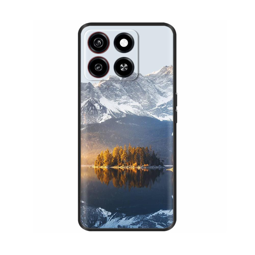 Для ZTE Blade A35 Чехол Чехол для телефона Милые узоры Мягкая жидкая силиконовая накладка Для ZTE Blade A55 ZTEA35 ZTEA55 Защитный чехол-накладка