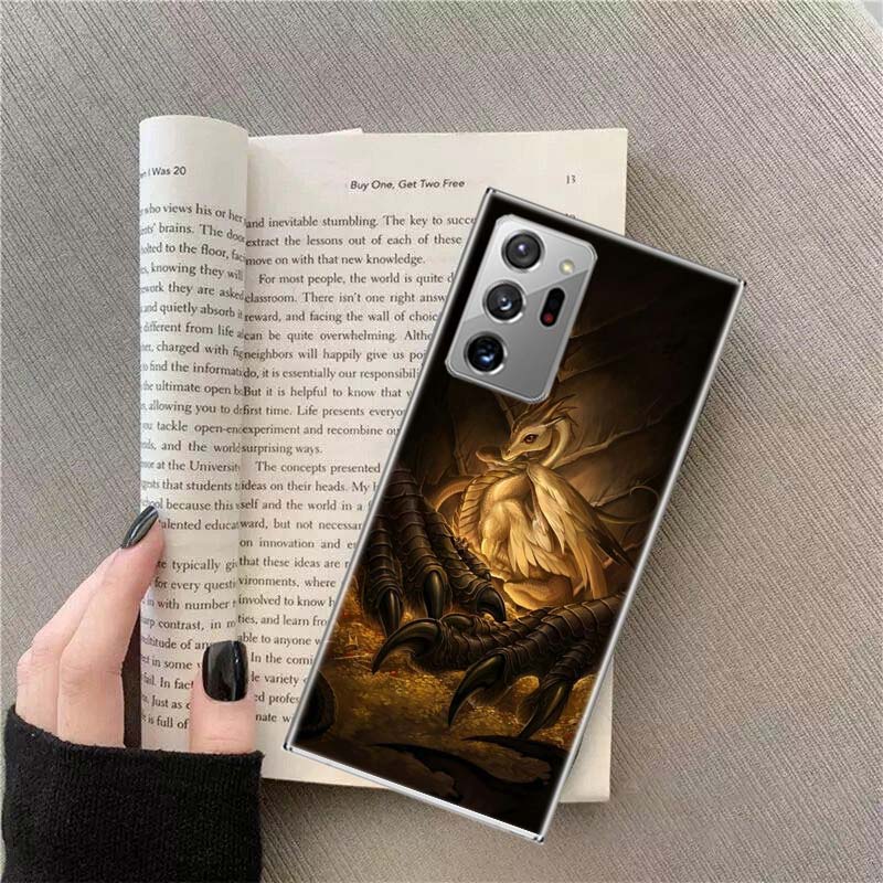 Чехол для телефона F-Fourth W-Wing Dragon для Samsung Galaxy S25 Edge S24 S23 FE S22 S26 Ultra S21 S20 S10 Plus Capa Мягкий