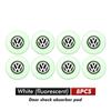 Valve Stems Caps For Volkswagen VW Car Door Protector Sticker Absorbing Noise Gaskets Protector Golf 4 5 6 7 Polo Jetta Sagitar zl2