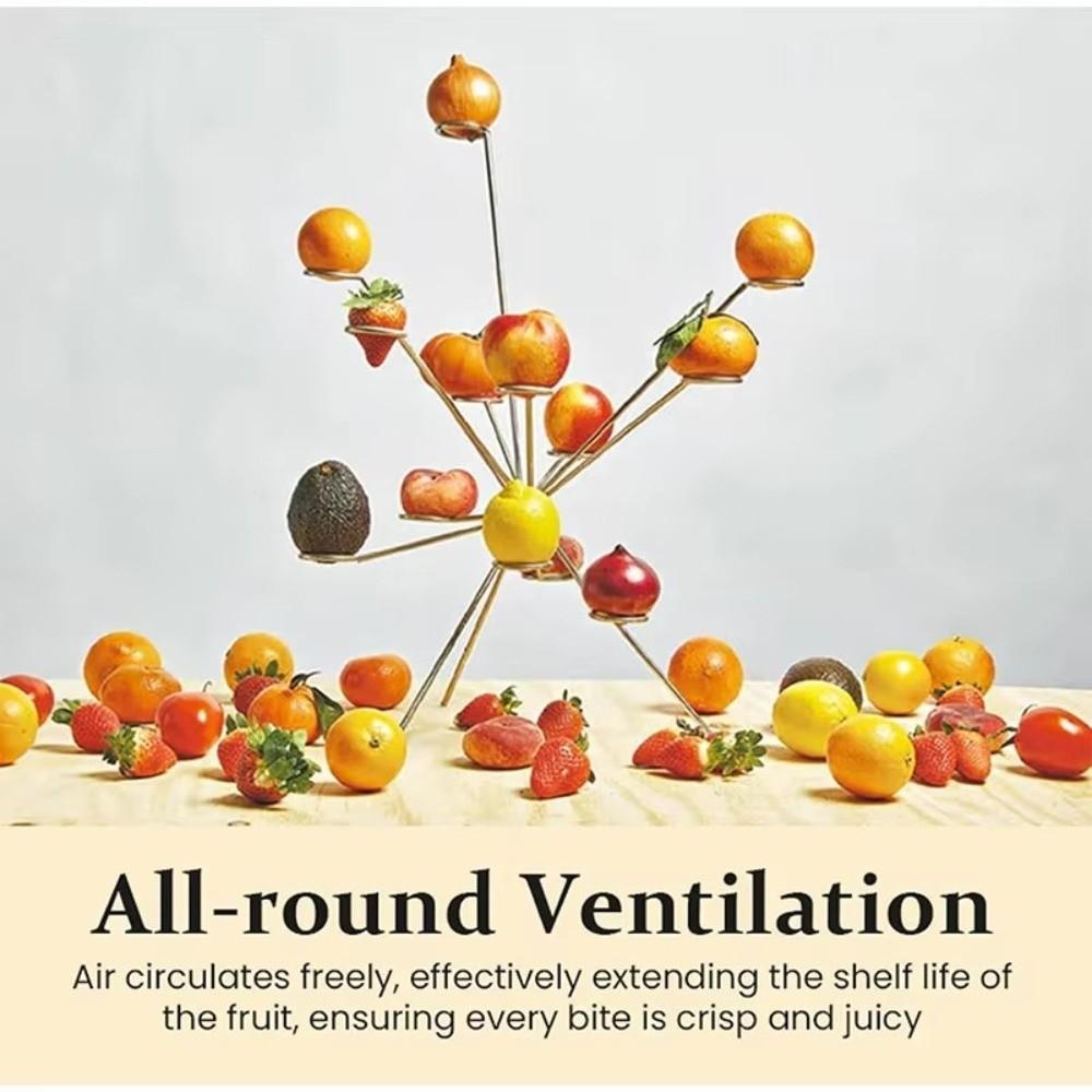 Простая металлическая фруктовница Прочный настольный поднос для фруктов Креативная стойка для хранения фруктов Домашнее украшение
