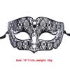 Metal Mask For Adults With Water Drill Decoration For Halloween And Cosplay Parties