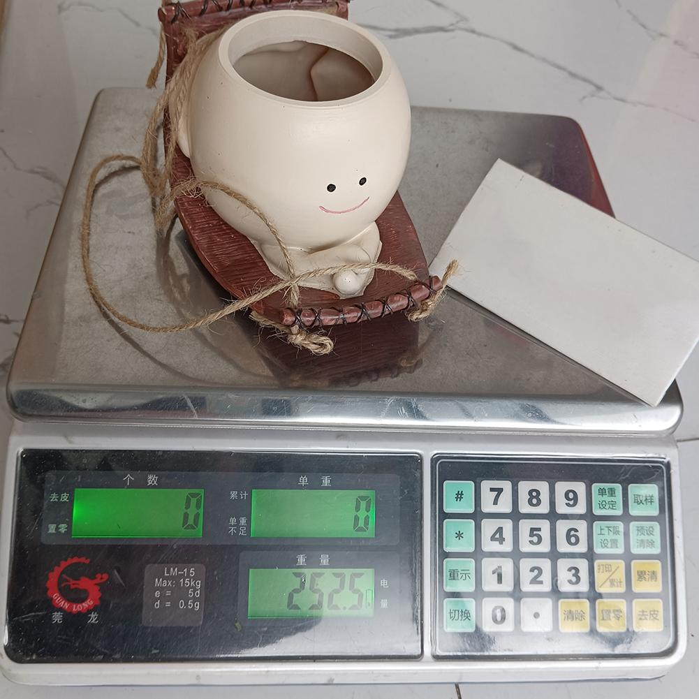 Подвесное кашпо-гамак из смолы, кашпо в виде улыбающегося лица, креативное подвесное кашпо-кресло-качели для комнатных и уличных растений