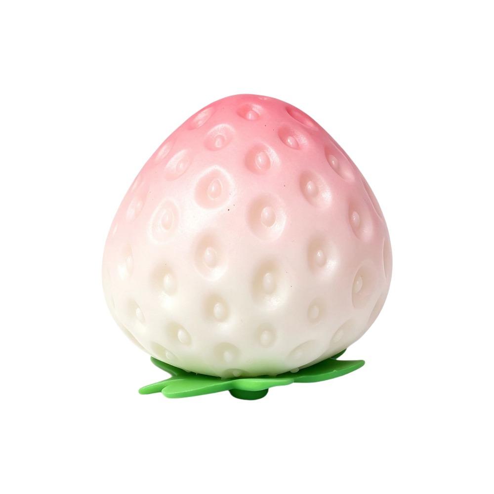 UV Light Color Changing Color Changing Strawberry Pinch Le Strawberry Fruit Squeeze Toy Gift