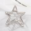 Fashion Metal Hollow Star Pentagram Star Hair Claws Sweet Cool Charm Trend Hair Clip for Women Y2k Hair Accessories