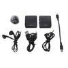 Wireless Lavalier Microphone Noise Reduction Bluetooth Mini Clip On Mic with Wired Headphone for