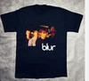 Blur band Подарок для фаната Черная унисекс хлопковая футболка Все размеры Унисекс футболка