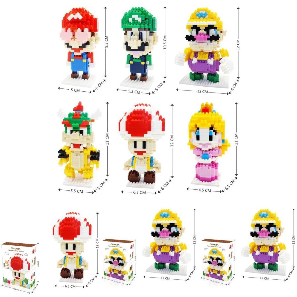 Super Mario Bros Plastic Puzzle Toy For Kids Educational Building Blocks Gift