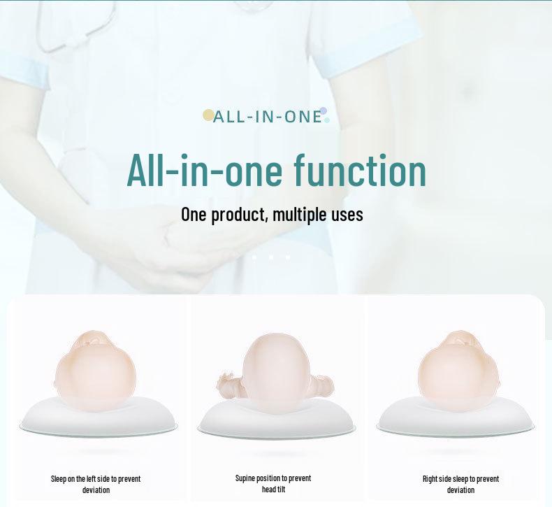 Сертифицированная подушка для формирования головы без плоского затылка и матрас против перекатывания для новорожденных