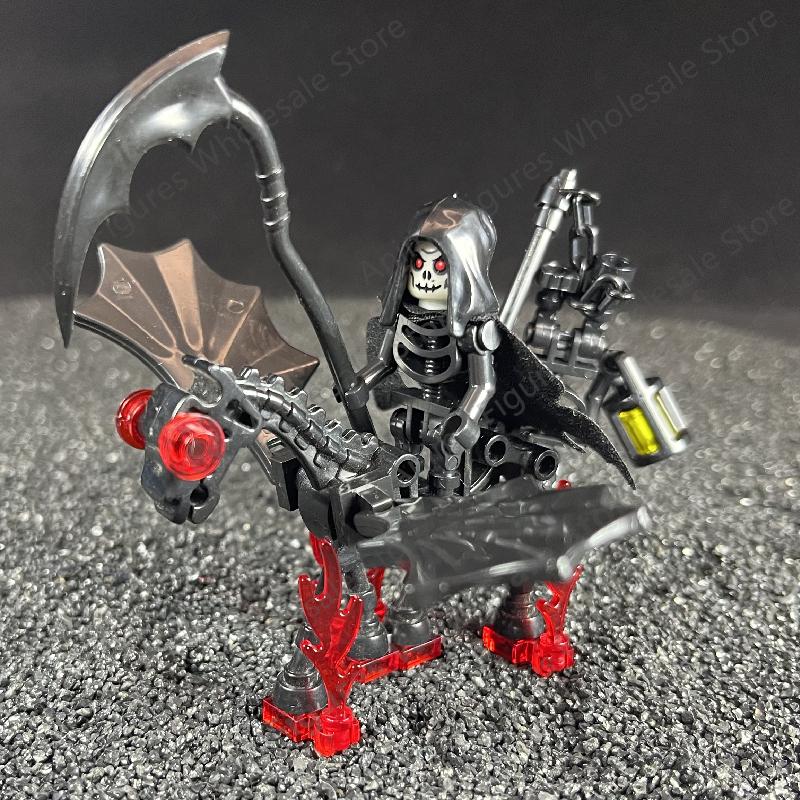 New Halloween Horror Movie Skeleton Hero Building Blocks Model Bricks Mini Action Toy Figures Toy Gift for Children