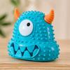 Dog Molar Toy Food Grade Silicone BPA Cute Little Monster Dog Tooth Cleaning Interactive Bite Resistant Sound Toy Pet Supplies