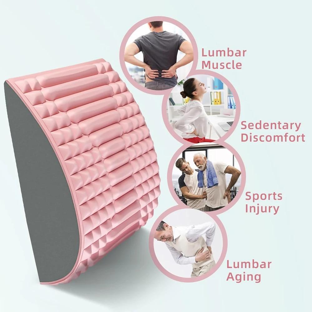 Массаж нижней части спины, облегчение боли, носилки, подушка для подтяжки спины, хроническая поясничная поддержка, подушка для коррекции осанки при грыже межпозвоночного диска