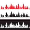 Pine Tree Forest Car Sticker Vinyl Decal Window Car Body Decor Sticker