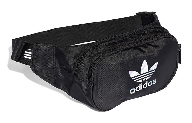 adidas Оригинальная поясная сумка из полиэстера Оксфорд Regular Унисекс Черный GD4609