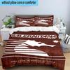 3PCS Saler-nitana Football Crest Bedding Set,Including 1pc Duvet Cover And 2pcs Pillowcases Perfect for Bedroom, Dormitory, Fan Christmas gift