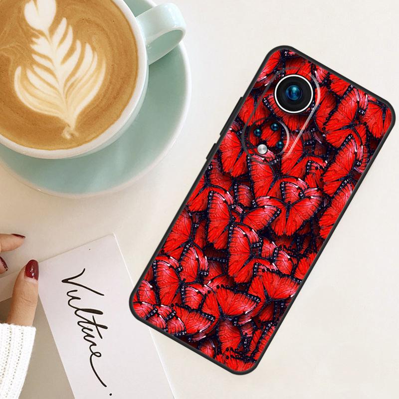 Butterfly For Honor Magic 8 Pro 7 6 5 Lite Case For Honor 400 200 50 70 90 X8c X9a X9b X9c X9d Win RT