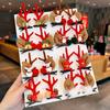 2Pcs Hair Accessories Christmas Hair Clips Kawaii Cartoon Barrettes Hair Pin Elk Ear Hairpin  Party