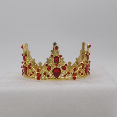 Корейская версия круглой короны невесты в стиле барокко, детская корона на день рождения, аксессуары для волос, украшение для торта из сплава, прямые продажи