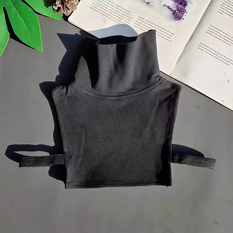Fashion Turtleneck Fake Collar Shirt Women Warm False Collar Woman Adult Cotton Detachable Collar Choker Removable Half Shirt