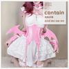Halloween Costume Adult Diablo Goth Maid Costume Sexy Imp Anime Cosplay Bat Costume