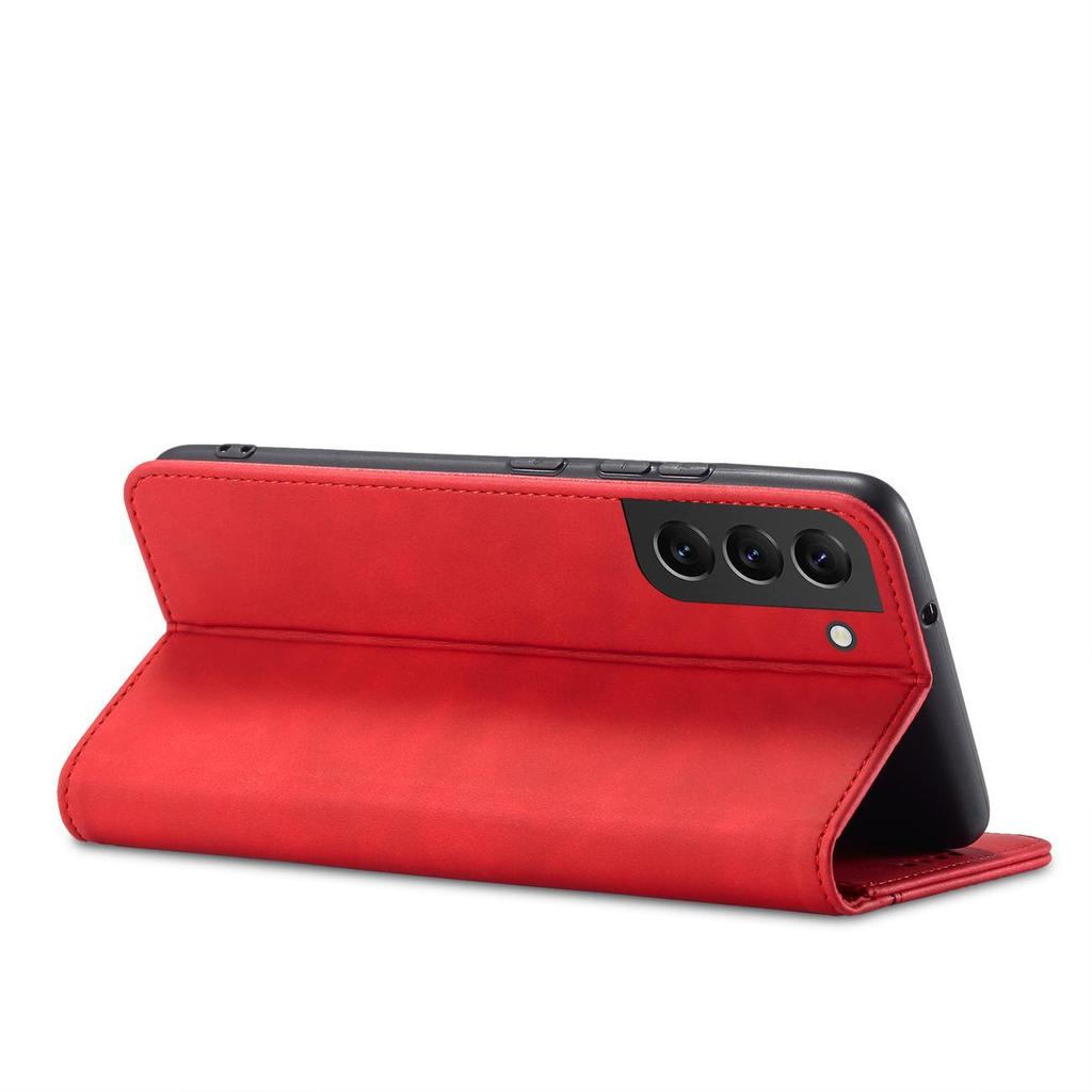 Samsung Galaxy S23+ Premium Flip Wallet Case - Crimson Red by Hurtel