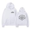 Unisex Oversized Hooded Sweatshirt With Front Back Print Drawstring Kangaroo Pocket Loose Fit Casual Pullover
