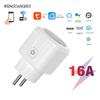 Tuya Smart WiFi Plug: EU Standard, Voice-Controlled, Remote & Timer Function