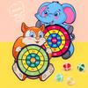 Animal Dart Board for Kids Safe Sticky Ball Indoor Outdoor Fun Coordination Concentration Game Family Party Toy Gift