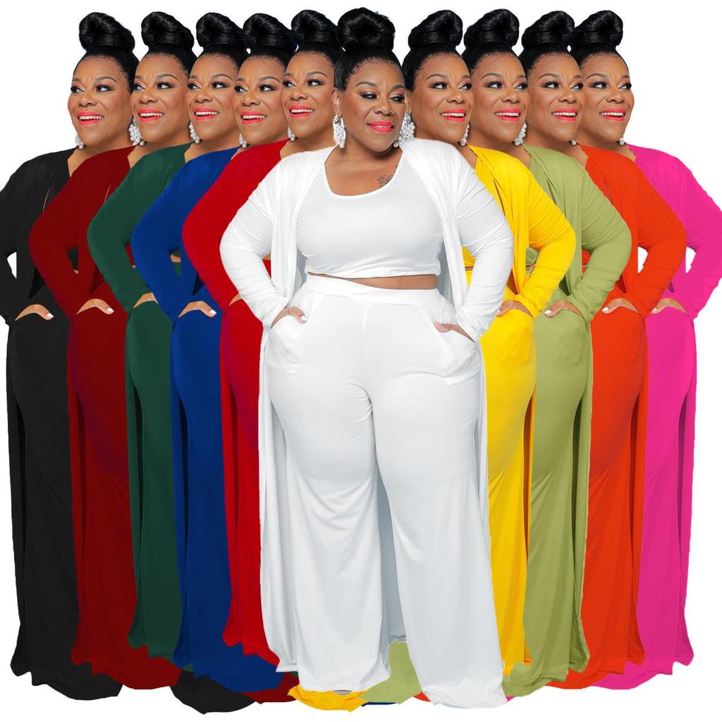 Women's Casual Fashion Sports Home Robe Coat Three-piece Set - 2022 Autumn/Winter Collection