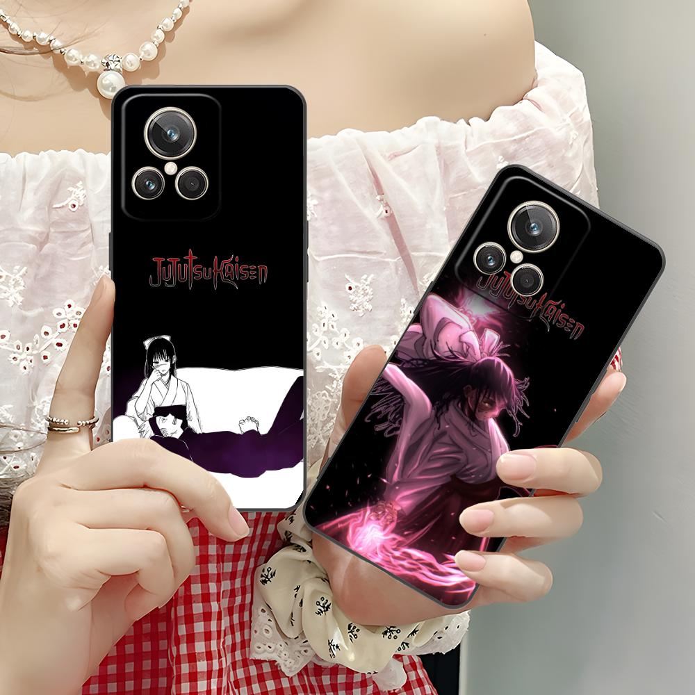 JJK Utahime Iori Матовый ТПУ чехол для мобильного телефона Realme 15 14 13 12 11 10 9 Pro Plus T i Lite 5G Цветной печатный чехол