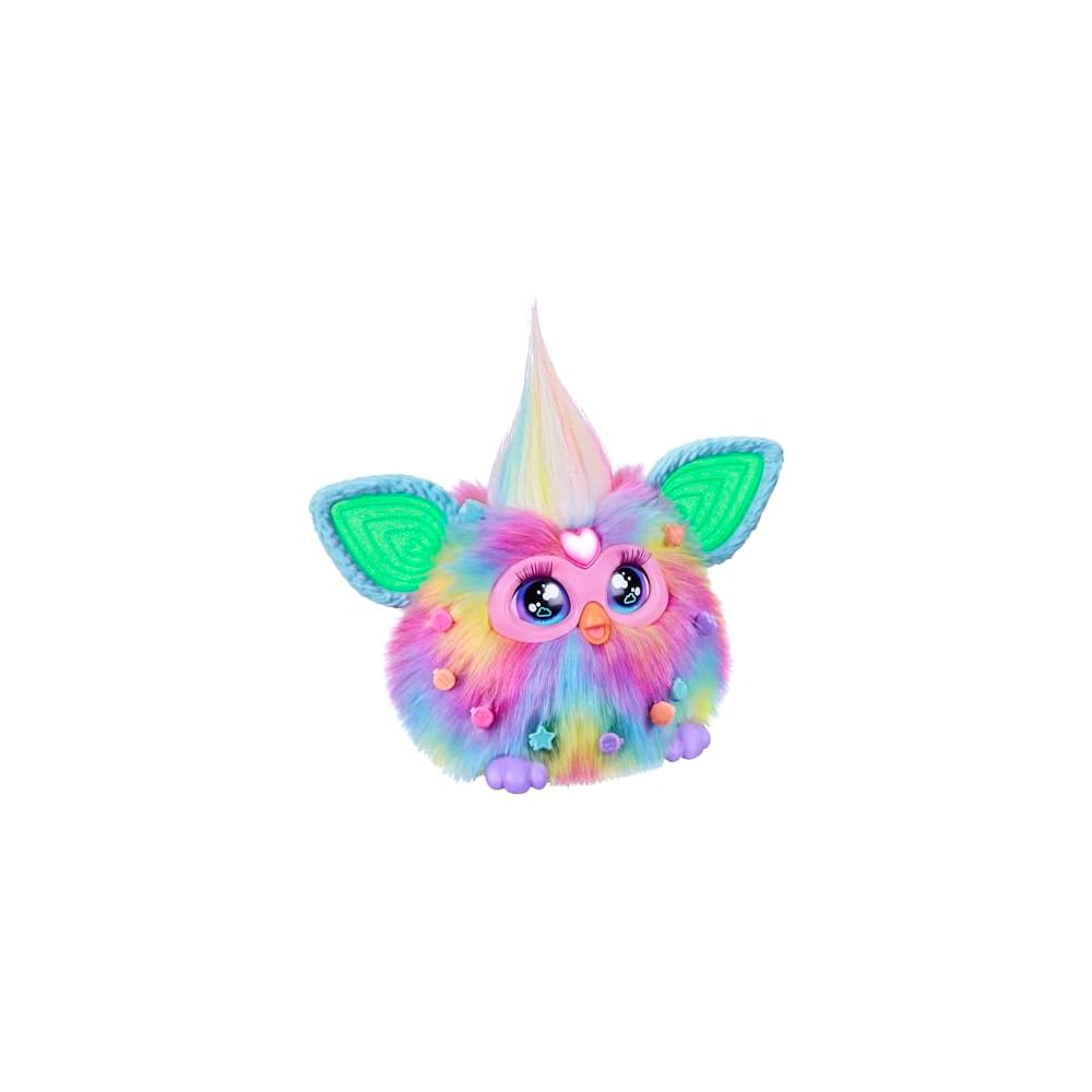 Интерактивная игрушка Hasbro Furby Тай-дай с 15 модными аксессуарами для мальчиков и девочек от 6 лет