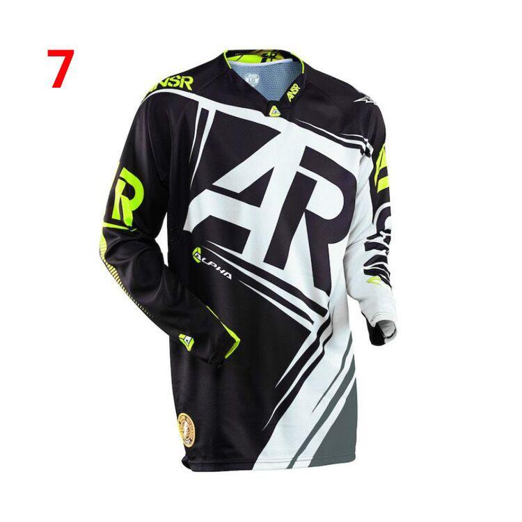 2022 cycling suit printed universal off-road motorcycle suit long-sleeved breathable top summer men's spot