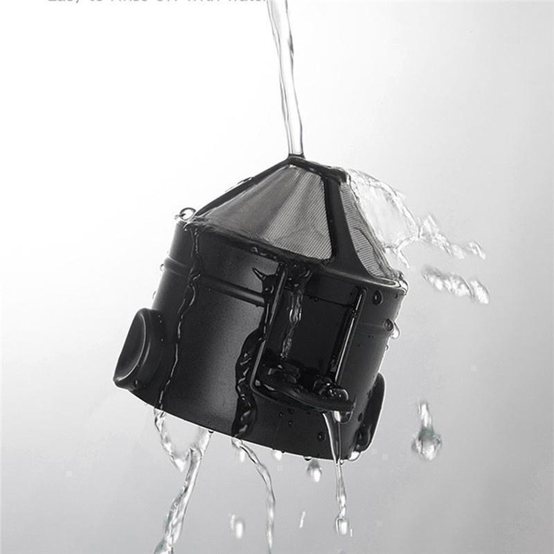 Складной фильтр для кофе, двухслойная воронка для кофе из нержавеющей стали 304, телескопический капельный фильтр, бумажный фильтр, чашка