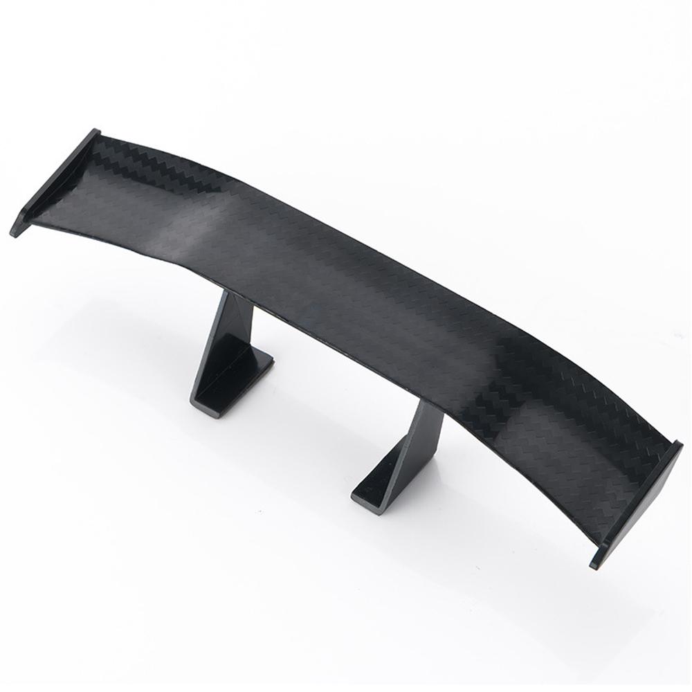 Carbon Fiber Mini Spoiler Auto Rear Tail Spoiler Wing Decor Accessories Universal Exterior Parts Car Tuning Products ABS Black