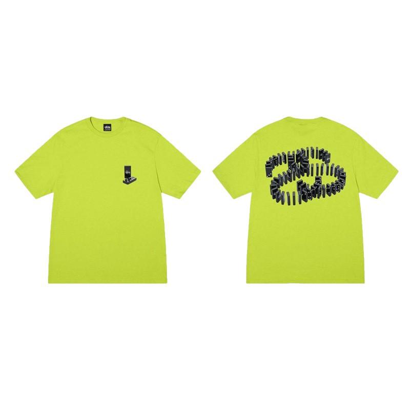 Mens Oversized Cotton Tee With Bold Letter Print Casual Short Sleeve T-Shirt Youth Streetwear