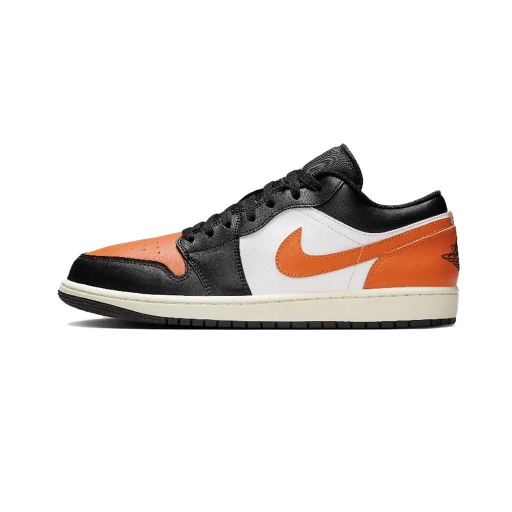 Jordan Air Jordan 1 Износостойкие Низкие Винтажные Баскетбольные Кроссовки Мужские Черно-Золотые 553558-081(Команда970-)