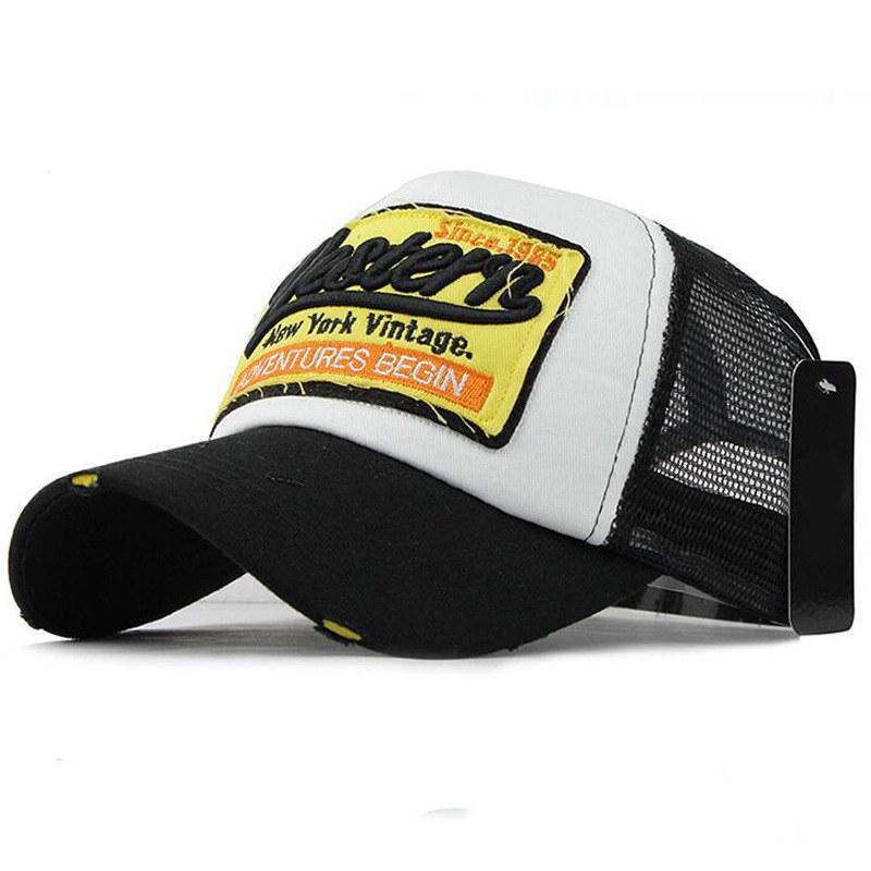 Сетчатые бейсболки Trucker в винтажном стиле Snapback для мужчин и женщин, летние солнцезащитные шляпы