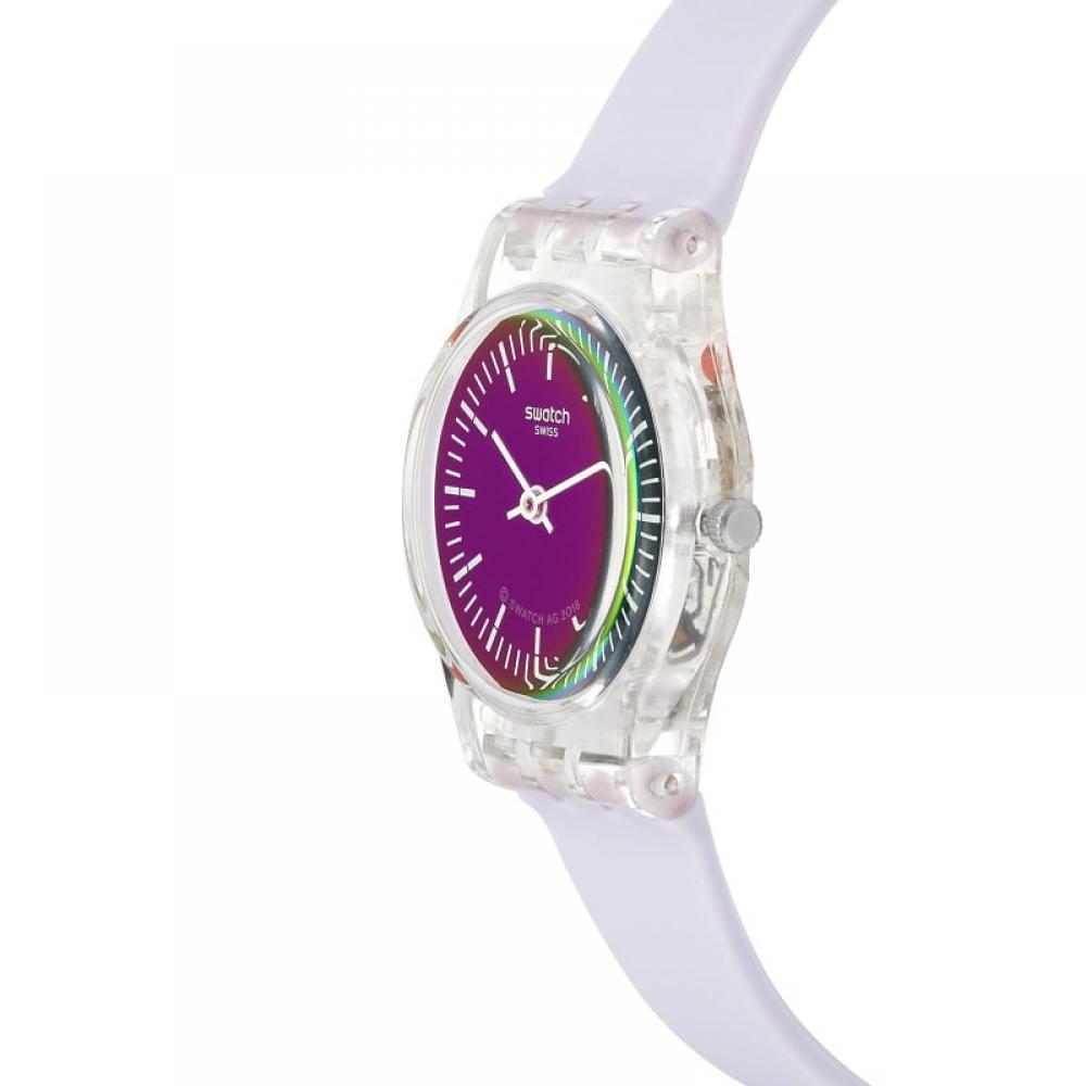 Swatch Lk390 Ультрафиолетовые Женские S Уретановые Часы