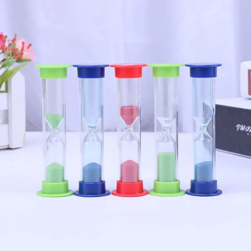 1/6pcs Sand Clock Colorful Hourglass Timer 0.5/1/2/3/5/10 Hour Glass Minutes Kitchen Kids Room Clocks Home Decor Garden Watch