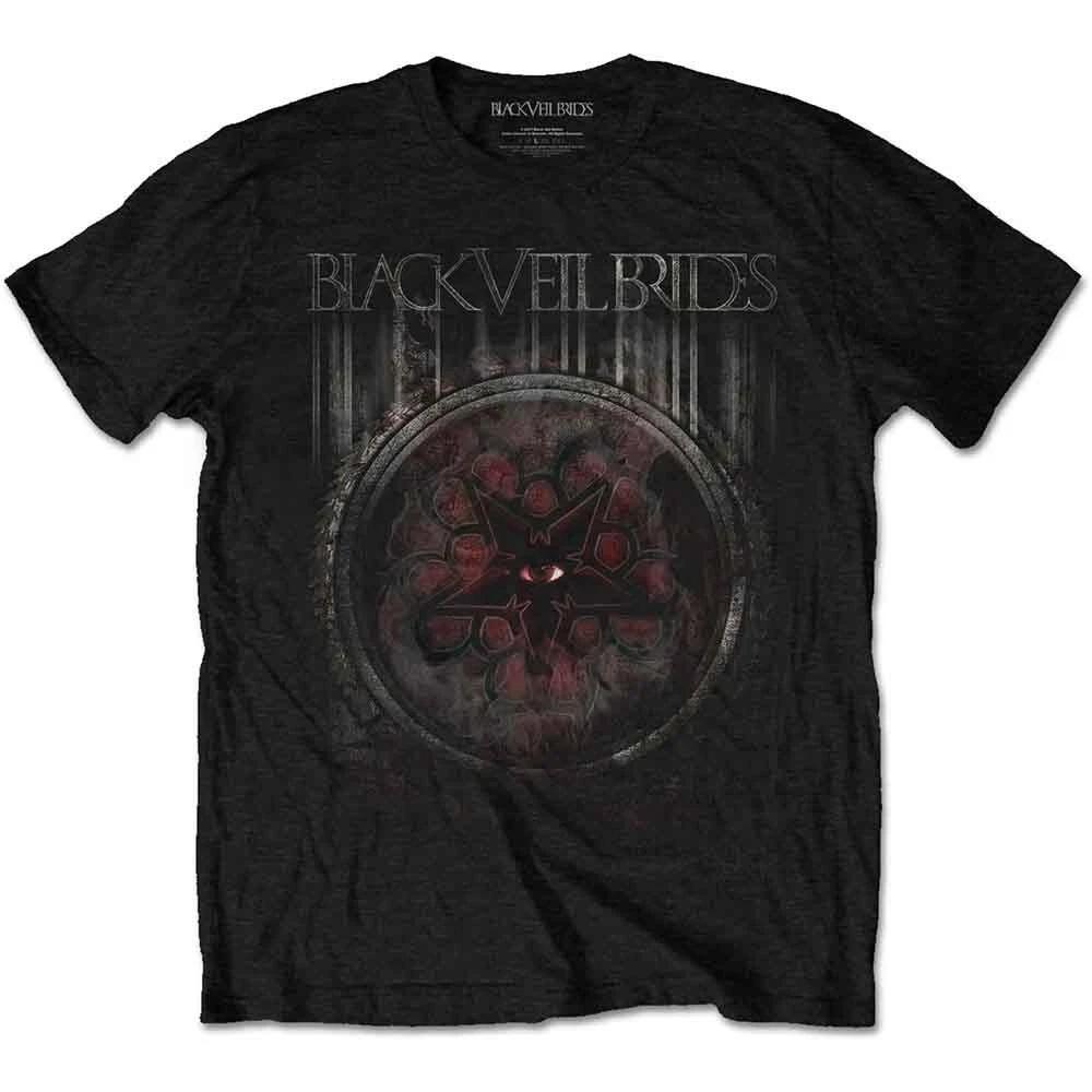 Черная футболка Veil Brides Rusted Черная Новая