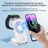 T33 3-in-1 Charging Station Foldable Wireless Charger Phone Watch Earphone Charging Stand