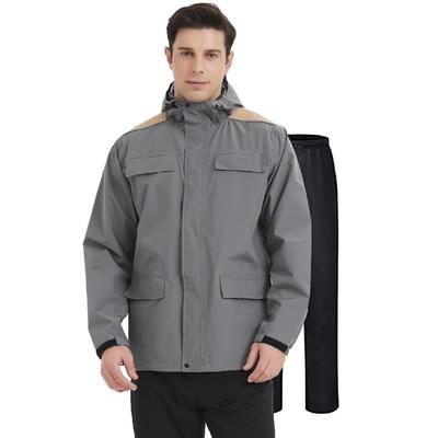 TopKylin Верх и Низ Рюкзак Дождевик Гольф Дождь Дождь Стрейч Велоспорт Мужская Дождевая Одежда, Комплект, Совместимый, Костюм, Снаряжение, Куртка, Водонепроницаемый, Дышащий,