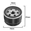 Для Kawasaki FR730V FX730V Совместимая замена масляного фильтра 49065 0721 Подходит к номеру детали 49065 7007 для оборудования с малым двигателем