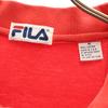 Fila 90-е Сделано в США Старая футболка-поло с коротким рукавом M Красная Мужская Б/У