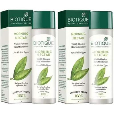 Увлажняющий крем Morning Nectar Visibly Flawless Skin для всех типов кожи, упаковка из 2 штук, по 190 мл каждая (380 мл)